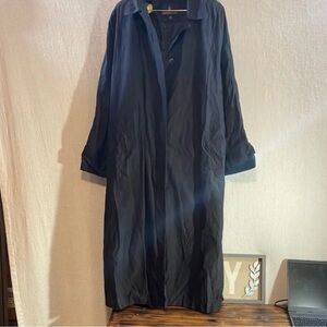 London Fog Black Long Coat